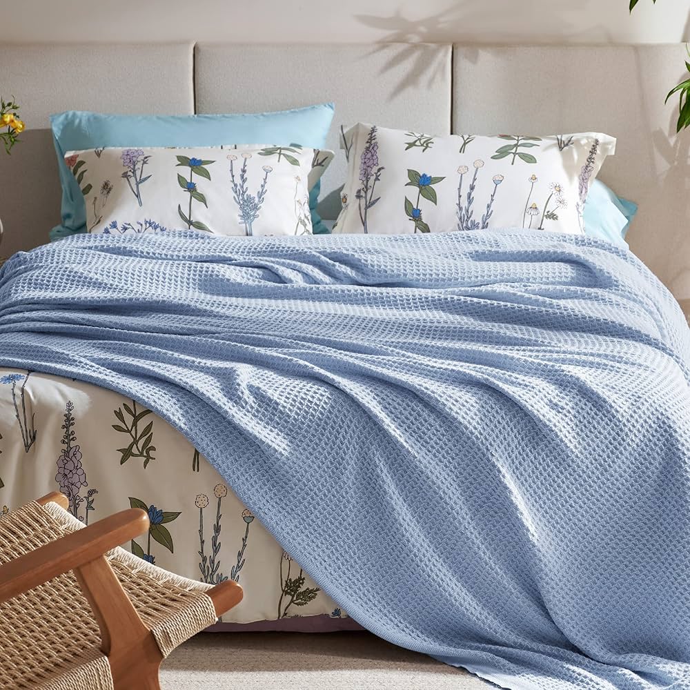 布団・毛布 Blueberry Amazon.com: Bedsure Navy Blue Fleece Blankets King Size